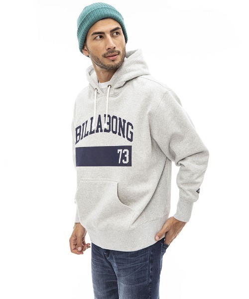 BILLABONG(ビラボン)の「BILLABONG メンズ COLLEGE LOGO パーカー 【2022年秋冬モデル】/ビラボンカレッジロゴプルオーバーパーカー(パーカー・メンズ・ブラック/グレー/グリーン/バーガンディー・MEDIUM/LARGE/X-LARGE)」の5枚目の写真