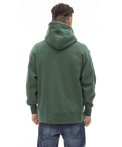 BILLABONG(ビラボン)の「BILLABONG メンズ COLLEGE LOGO パーカー 【2022年秋冬モデル】/ビラボンカレッジロゴプルオーバーパーカー(パーカー・メンズ・ブラック/グレー/グリーン/バーガンディー・MEDIUM/LARGE/X-LARGE)」の14枚目の写真