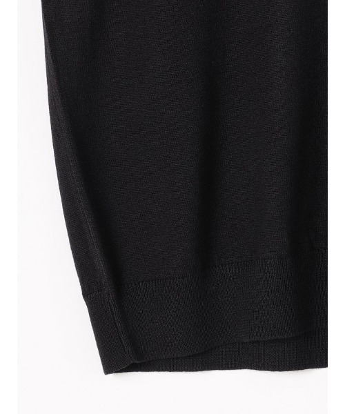 Perfect Suit FActory（パーフェクトスーツファクトリー）の「FILIVIVI　イタリー糸ニット　Vネックベスト　ブラック/グレー/ダークブラウン/ネイビー（ベスト・メンズ・ネイビー/グレー/ブラック/ダークブラウン・L/LL/M）」の19枚目の写真