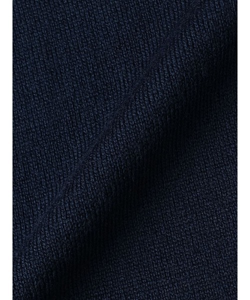 Perfect Suit FActory（パーフェクトスーツファクトリー）の「FILIVIVI　イタリー糸ニット　Vネックベスト　ブラック/グレー/ダークブラウン/ネイビー（ベスト・メンズ・ネイビー/グレー/ブラック/ダークブラウン・L/LL/M）」の9枚目の写真