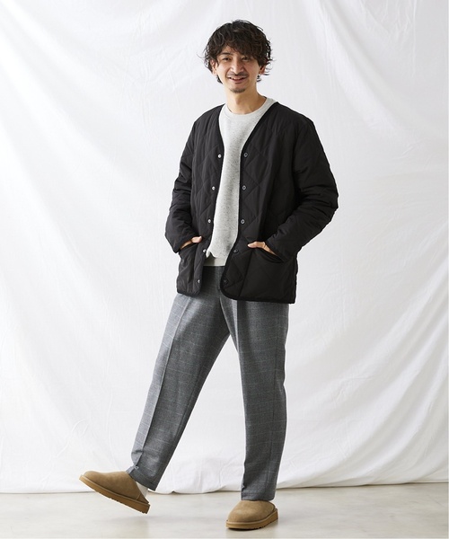 JOURNAL STANDARD relume(ジャーナルスタンダード レリューム)の「ウォッシャブルウールチェックパンツ(スラックス・メンズ・グレー/ウッド・SMALL/MEDIUM/LARGE)」の3枚目の写真