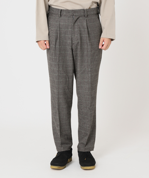 JOURNAL STANDARD relume(ジャーナルスタンダード レリューム)の「ウォッシャブルウールチェックパンツ(スラックス・メンズ・グレー/ウッド・SMALL/MEDIUM/LARGE)」の14枚目の写真