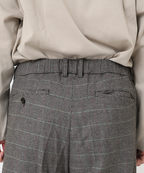 JOURNAL STANDARD relume(ジャーナルスタンダード レリューム)の「ウォッシャブルウールチェックパンツ(スラックス・メンズ・グレー/ウッド・SMALL/MEDIUM/LARGE)」の6枚目の写真