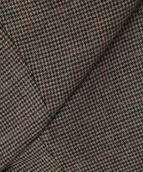 JOURNAL STANDARD relume(ジャーナルスタンダード レリューム)の「ウォッシャブルウールチェックパンツ(スラックス・メンズ・グレー/ウッド・SMALL/MEDIUM/LARGE)」の9枚目の写真