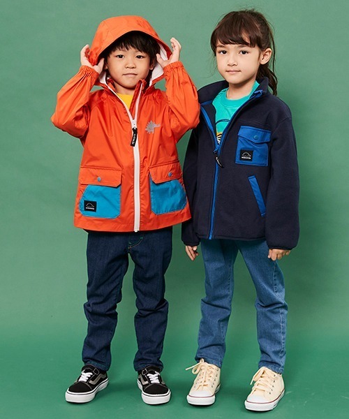 kladskap（クレードスコープ）の「フリースジップアップ（カーディガン/ボレロ・キッズ・ネイビー/ライトグリーン・L/M/LL）」の10枚目の写真