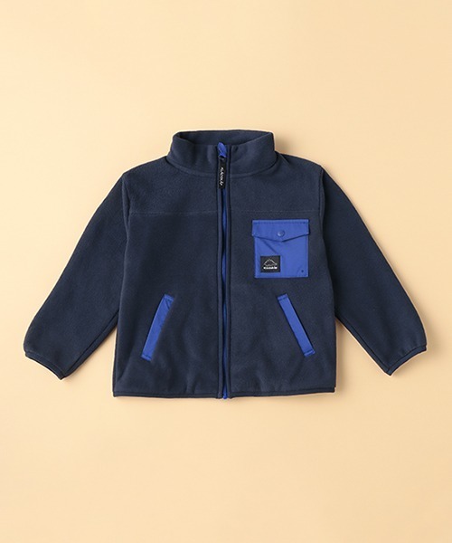 kladskap（クレードスコープ）の「フリースジップアップ（カーディガン/ボレロ・キッズ・ネイビー/ライトグリーン・L/M/LL）」の12枚目の写真