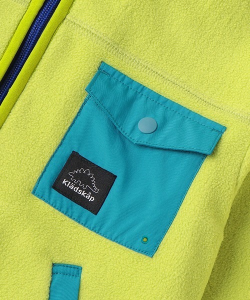 kladskap（クレードスコープ）の「フリースジップアップ（カーディガン/ボレロ・キッズ・ネイビー/ライトグリーン・L/M/LL）」の17枚目の写真