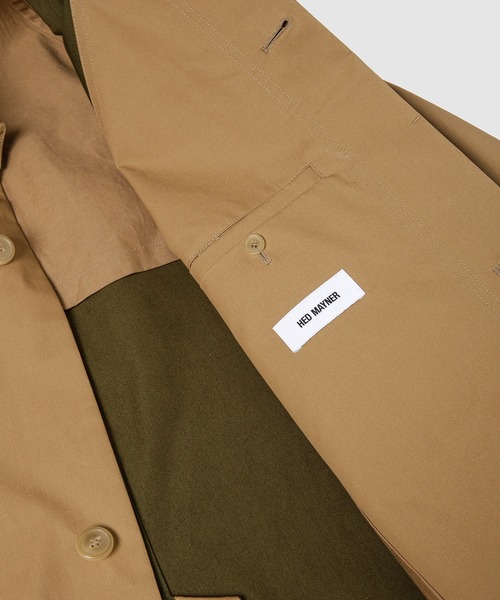 HED MAYNER（ヘドメイナー）の「TRENCH COAT（トレンチコート・メンズ・キャメル・S/M）」の8枚目の写真