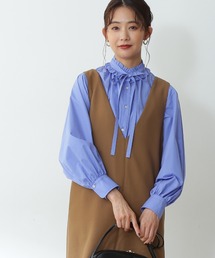 N.（N. Natural Beauty Basic） | 【松井愛莉さん着用】【追加生産】◆リボンタイフリルシャツブラウス(シャツ/ブラウス)