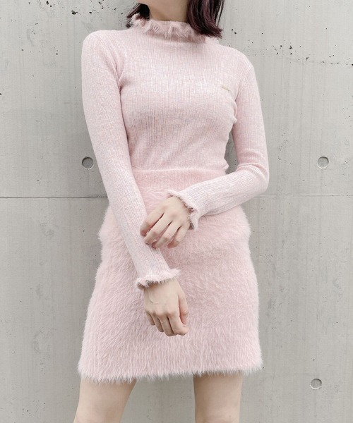 lilLilly(リルリリー)の「パステルカラータートルニット(ニット/セーター・レディース・ホワイト/ピンク/ブルー・FREE)」の20枚目の写真