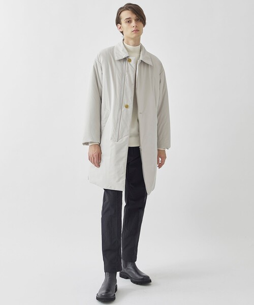 CITY TOKYO（シティトウキョウ）の「【洗える】HIGH DENSITYミラノリブモックネック（ニット/セーター・メンズ・ライトグリーン/グリーン/ブラック/オフホワイト・2/3/1）」の6枚目の写真