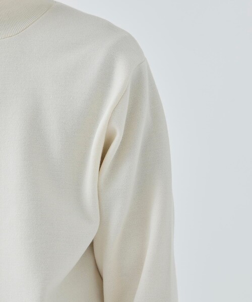 CITY TOKYO（シティトウキョウ）の「【洗える】HIGH DENSITYミラノリブモックネック（ニット/セーター・メンズ・ライトグリーン/グリーン/ブラック/オフホワイト・2/3/1）」の11枚目の写真