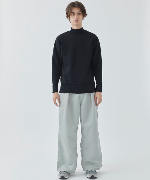 CITY TOKYO（シティトウキョウ）の「【洗える】HIGH DENSITYミラノリブモックネック（ニット/セーター・メンズ・ライトグリーン/グリーン/ブラック/オフホワイト・2/3/1）」の16枚目の写真