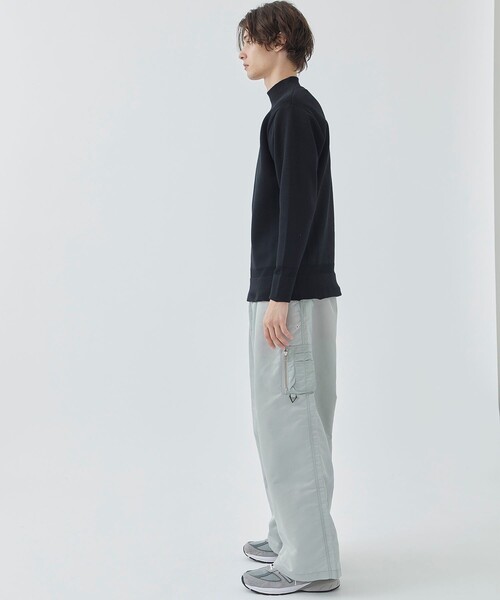 CITY TOKYO（シティトウキョウ）の「【洗える】HIGH DENSITYミラノリブモックネック（ニット/セーター・メンズ・ライトグリーン/グリーン/ブラック/オフホワイト・2/3/1）」の17枚目の写真