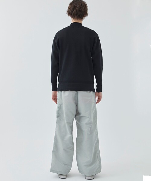 CITY TOKYO（シティトウキョウ）の「【洗える】HIGH DENSITYミラノリブモックネック（ニット/セーター・メンズ・ライトグリーン/グリーン/ブラック/オフホワイト・2/3/1）」の18枚目の写真