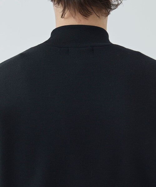 CITY TOKYO（シティトウキョウ）の「【洗える】HIGH DENSITYミラノリブモックネック（ニット/セーター・メンズ・ライトグリーン/グリーン/ブラック/オフホワイト・2/3/1）」の22枚目の写真