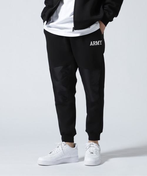 AVIREX（アヴィレックス）の「ARMY TRAINING JOGER PANTS / アーミー トレーニング ジョガーパンツ / AVIREX / アヴィレックス（その他パンツ・メンズ・その他/ブラック/ホワイト系2・XL/2XL/L/M）」の2枚目の写真