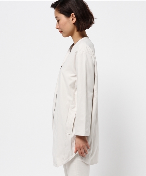 DouDou(ドゥドゥ)の「【DouDou】ピーチタフタブルゾン(その他アウター・レディース・ベージュ/カーキ・FREE)」の4枚目の写真