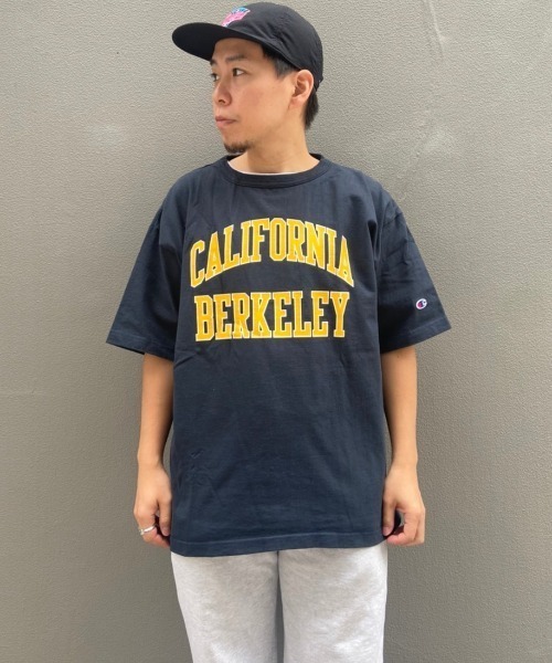 Champion(チャンピオン)の「Champion/チャンピオン T-1011 SHORT SLEEVE T-SHIRT ショートスリーブティーシャツ BERKELEY C5-X304(Tシャツ/カットソー・メンズ・ホワイト/ネイビー・M/L/XL)」の7枚目の写真