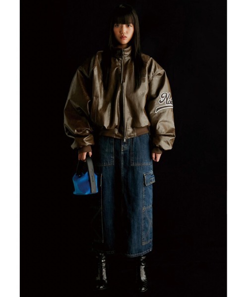 ESC STUDIO（イーエスシースタジオ）の「【ESC STUDIO/イーエスシースタジオ】calf hair mini bag / ファーバッグ バッグ 鞄 カバン ミニバッグ ハンドバッグ（ハンドバッグ・メンズ・ブラック/ブルー・ONE SIZE）」の6枚目の写真