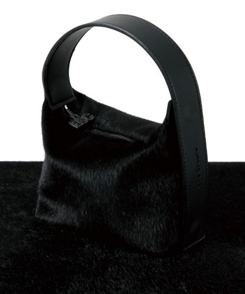 ESC STUDIO（イーエスシースタジオ）の「【ESC STUDIO/イーエスシースタジオ】calf hair mini bag / ファーバッグ バッグ 鞄 カバン ミニバッグ ハンドバッグ（ハンドバッグ・メンズ・ブラック/ブルー・ONE SIZE）」の11枚目の写真