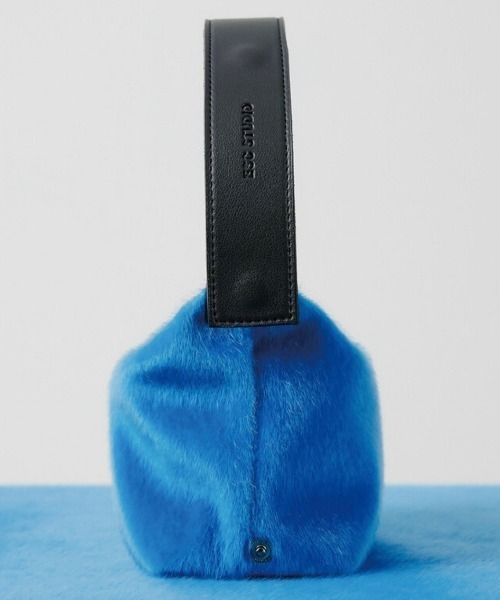 ESC STUDIO（イーエスシースタジオ）の「【ESC STUDIO/イーエスシースタジオ】calf hair mini bag / ファーバッグ バッグ 鞄 カバン ミニバッグ ハンドバッグ（ハンドバッグ・メンズ・ブラック/ブルー・ONE SIZE）」の12枚目の写真
