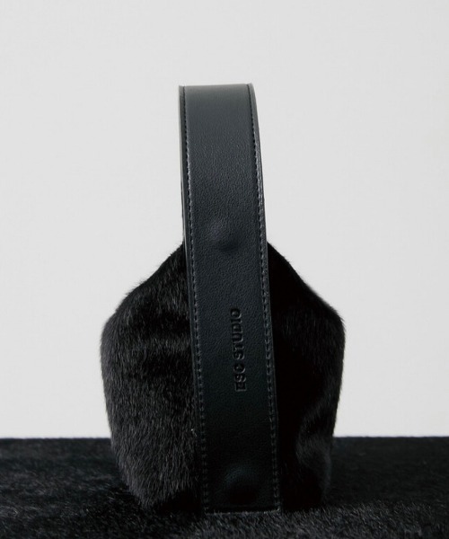 ESC STUDIO（イーエスシースタジオ）の「【ESC STUDIO/イーエスシースタジオ】calf hair mini bag / ファーバッグ バッグ 鞄 カバン ミニバッグ ハンドバッグ（ハンドバッグ・メンズ・ブラック/ブルー・ONE SIZE）」の8枚目の写真