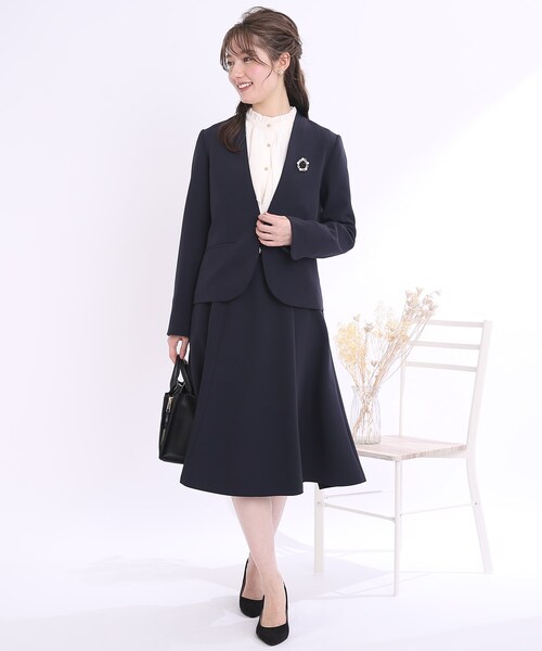 クチュールブローチ   ジャケット、スカート　　スーツ　36サイズ couture brooch（クチュールブローチ）の「◇【セレモニー