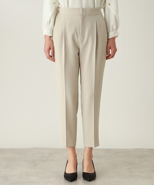 THE SHOP TK （ザ ショップ ティーケー ）の「◆【セレモニー/入卒/洗える/汚れが付きにくい】ダブルクロステーパードパンツ（その他パンツ・レディース・ブラック/ライトグレー/ネイビー・11/12/13/14）」の15枚目の写真