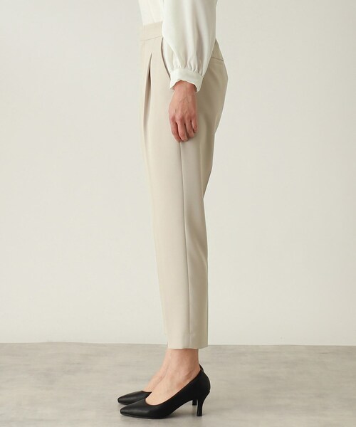 THE SHOP TK （ザ ショップ ティーケー ）の「◆【セレモニー/入卒/洗える/汚れが付きにくい】ダブルクロステーパードパンツ（その他パンツ・レディース・ブラック/ライトグレー/ネイビー・11/12/13/14）」の19枚目の写真