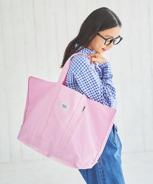 PARROTT CANVAS（パロットキャンバス）の「PARROTT CANVAS（パロットキャンバス）別注トートバッグ23SS（トートバッグ・レディース・ライム/ライトブルー/ライトピンク/シャーベット・FREE）」の7枚目の写真