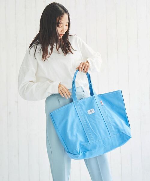 PARROTT CANVAS（パロットキャンバス）の「PARROTT CANVAS（パロットキャンバス）別注トートバッグ23SS（トートバッグ・レディース・ライトブルー/シャーベット/ライトピンク/ライム・FREE）」の7枚目の写真
