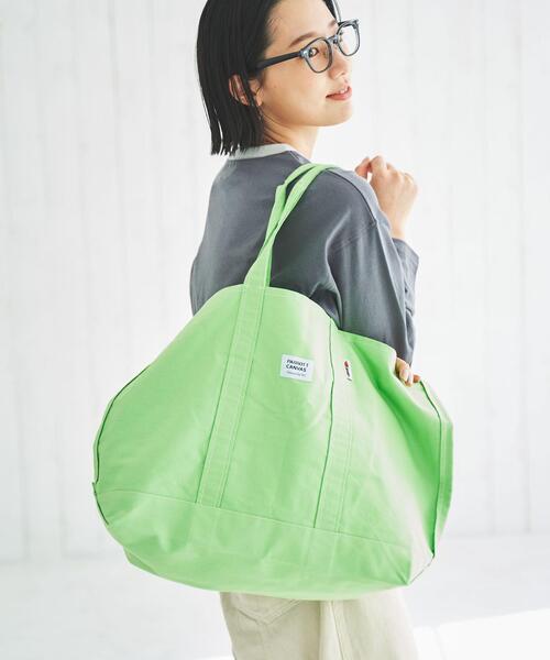 PARROTT CANVAS（パロットキャンバス）の「PARROTT CANVAS（パロットキャンバス）別注トートバッグ23SS（トートバッグ・レディース・ライトブルー/シャーベット/ライトピンク/ライム・FREE）」の9枚目の写真