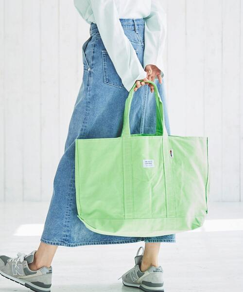 PARROTT CANVAS（パロットキャンバス）の「PARROTT CANVAS（パロットキャンバス）別注トートバッグ23SS（トートバッグ・レディース・ライトブルー/シャーベット/ライトピンク/ライム・FREE）」の11枚目の写真