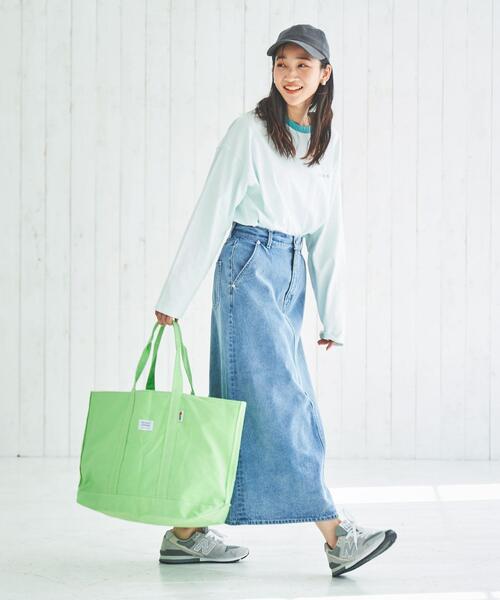 PARROTT CANVAS（パロットキャンバス）の「PARROTT CANVAS（パロットキャンバス）別注トートバッグ23SS（トートバッグ・レディース・ライトブルー/シャーベット/ライトピンク/ライム・FREE）」の13枚目の写真