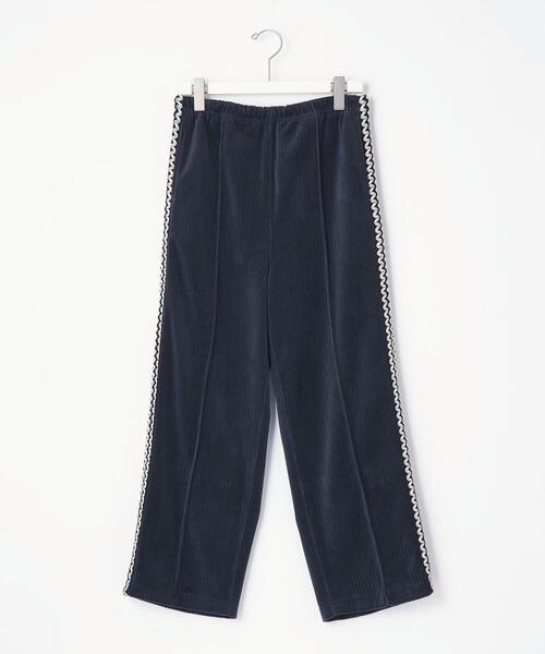 MONKEY TIME（モンキータイム）の「＜monkey time＞ VELOUR SIDE LACE TRACK PANTS/パンツ（その他パンツ・メンズ・ブラック/ダークグレー・XS）」の3枚目の写真