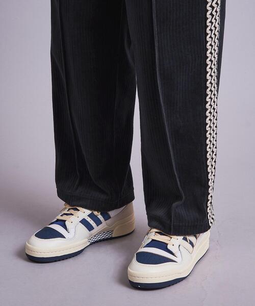 MONKEY TIME（モンキータイム）の「＜monkey time＞ VELOUR SIDE LACE TRACK PANTS/パンツ（その他パンツ・メンズ・ブラック/ダークグレー・XS）」の17枚目の写真