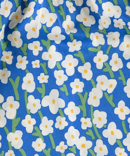 trois lapins kp(トロワラパンケーピー)の「小花プリント半袖Tシャツ(100~150cm)(Tシャツ/カットソー・キッズ・ブルー・130cm/150cm/110cm/120cm/140cm/160cm/100cm)」の8枚目の写真