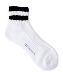 green label relaxing | PILE WHITE 2LINE QT ソックス GLMSO◆(ソックス/靴下)