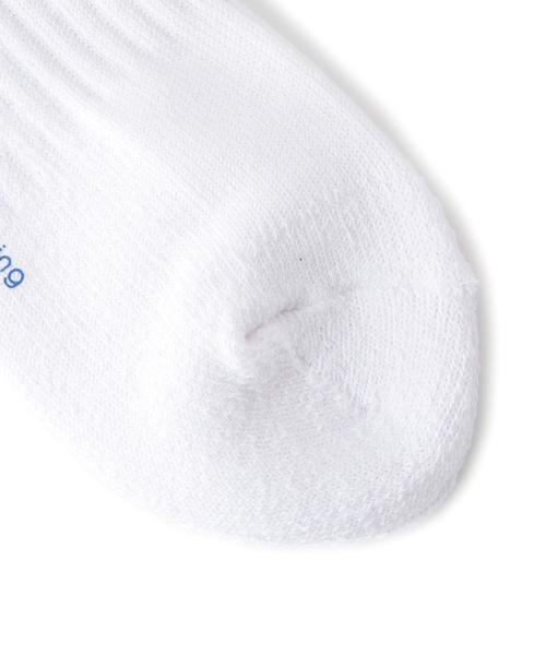 green label relaxing（グリーンレーベルリラクシング）の「PILE WHITE 2LINE QT ソックス GLMSO◆（ソックス/靴下・メンズ・ブラック/レッド/ネイビー・フリー）」の6枚目の写真