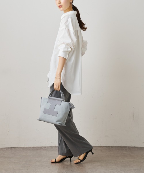 IACUCCI（イアクッチ）の「ソルベット S CANVAS/CERVO（トートバッグ・レディース・アイボリー/サンドベージュ/ライトグレー/イエロー/ブルー/ブラック/ピンク・FREE）」の15枚目の写真