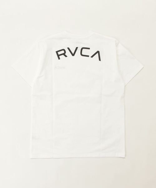 RVCA（ルーカ）の「RVCA/ルーカ ユーティリティ/水陸両用 ブランドロゴ/バックプリント ラッシュTEE/ラッシュガード BD041-852（ラッシュガード・メンズ・ホワイト×ブラック/ブラック×ホワイト・S/L/M）」の3枚目の写真