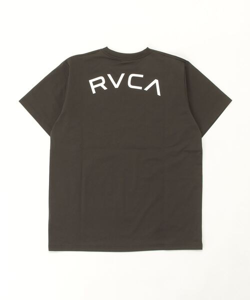 RVCA（ルーカ）の「RVCA/ルーカ ユーティリティ/水陸両用 ブランドロゴ/バックプリント ラッシュTEE/ラッシュガード BD041-852（ラッシュガード・メンズ・ホワイト×ブラック/ブラック×ホワイト・S/L/M）」の4枚目の写真