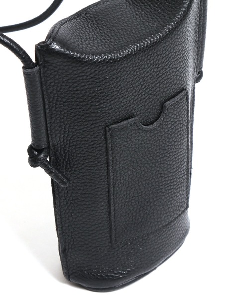 【BEAURE/ビュレ】牛革 レザーヌメ革 ロゴ スマホショルダー ケース（ショルダーバッグ）｜Beau're（ヴュレ）