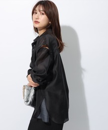 Rirandture（リランドチュール）の「シアーシャツ＆ニットワンピース