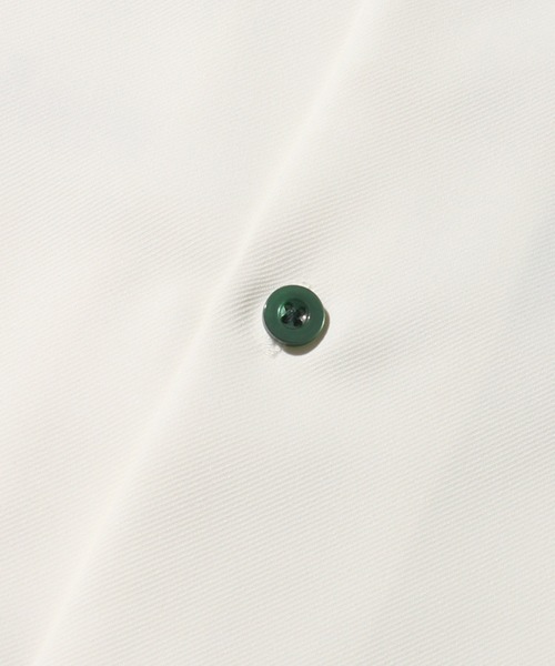 CONVERSE（コンバース）の「【CONVERSE/コンバース】ポリツイル バックロゴ刺繍フロントワンポイントシューズ 長袖カラーボタンシャツ（シャツ/ブラウス・メンズ・グレー/ホワイト/ブラック/グリーン・LL/L/M）」の18枚目の写真