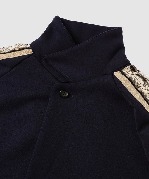 SASQUATCHfabrix.（サスクワァッチファブリックス）の「LACE TAPE RAPEL JACKET（ブルゾン・メンズ・カーキ/ブラウン系その他/ネイビー・L/M/XL）」の5枚目の写真