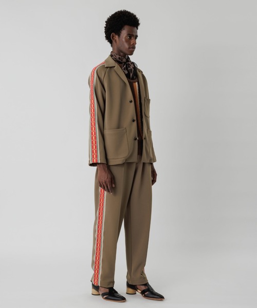 SASQUATCHfabrix.（サスクワァッチファブリックス）の「LACE TAPE RAPEL JACKET（ブルゾン・メンズ・カーキ/ブラウン系その他/ネイビー・L/M/XL）」の9枚目の写真