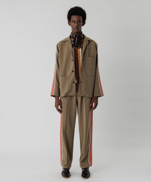 SASQUATCHfabrix.（サスクワァッチファブリックス）の「LACE TAPE RAPEL JACKET（ブルゾン・メンズ・カーキ/ブラウン系その他/ネイビー・L/M/XL）」の10枚目の写真