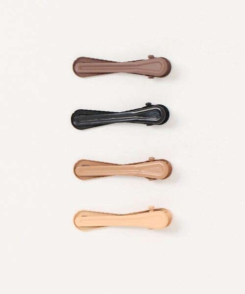 VIBGYOR Women(ヴィブジョー ウィメン)の「【float】ヌーディーカラー 4色 ミニヘアクリップ(バレッタ/ヘアクリップ・レディース・A/E/H/I/K/J/B/G/F/L/C/D・FREE)」の13枚目の写真
